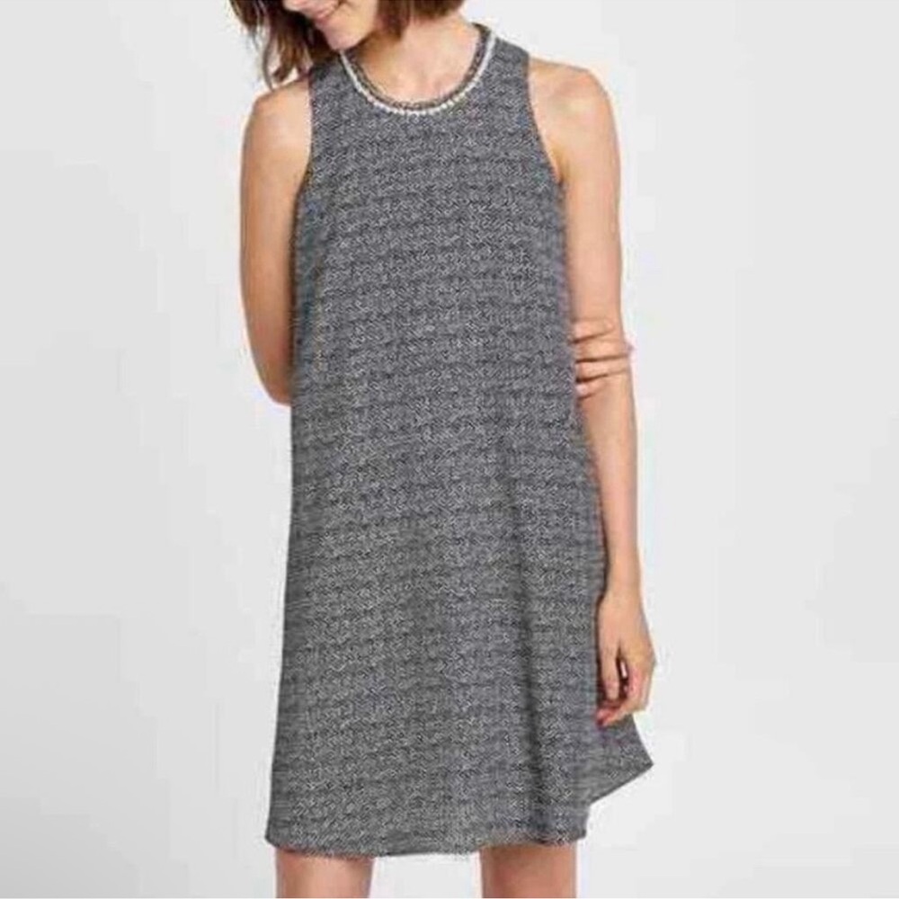 Karl Lagerfeld Black and White Sleeveless Dress